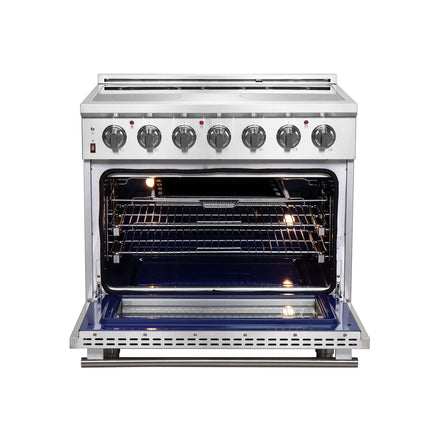 Forno Massimo 36-Inch Freestanding Chef Door Electric Range, True Convection Oven FORNO