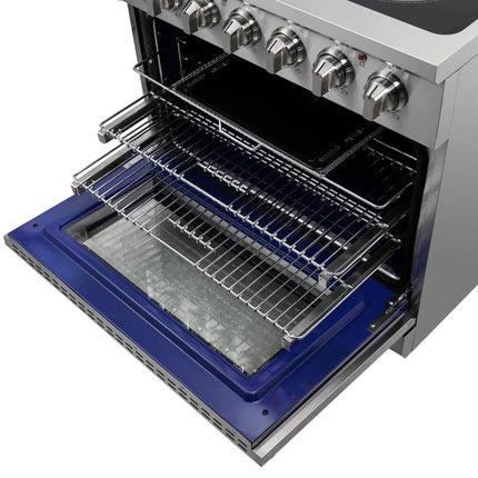 Forno Massimo 36-Inch Freestanding Chef Door Electric Range, True Convection Oven FORNO
