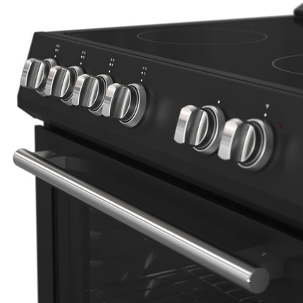Forno Leonardo Espresso 30-Inch Black Electric Range, True Convection, Energy Efficient FORNO