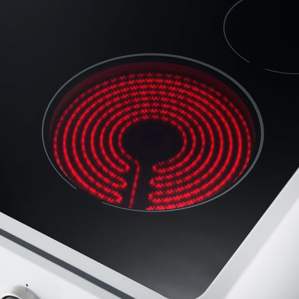 Forno Leonardo Espresso 30-Inch White Electric Range, True Convection, Energy Efficient FORNO