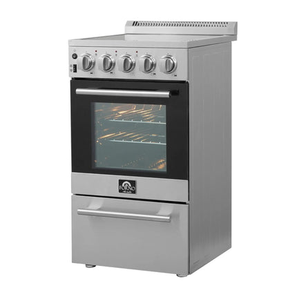 Forno Pallerano 20 Inch Freestanding Electric Range, Compact Design FORNO