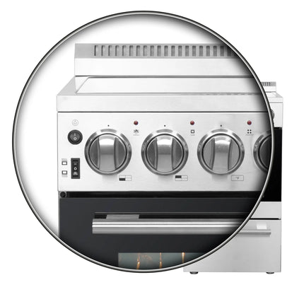 Forno Pallerano 20 Inch Freestanding Electric Range, Compact Design FORNO