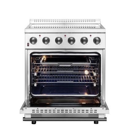 Forno Galiano 30-Inch Freestanding Electric Range, True Convection, Energy Efficient FORNO