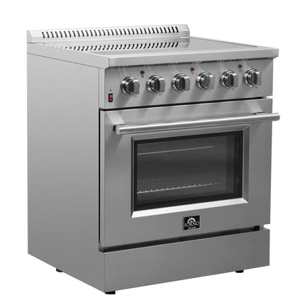Forno Galiano 30-Inch Freestanding Electric Range, True Convection, Energy Efficient FORNO