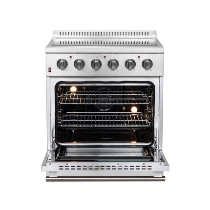 Forno Galiano 30-Inch Freestanding Electric Range, True Convection, Energy Efficient FORNO