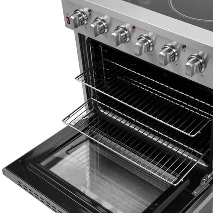 Forno Galiano 30-Inch Freestanding Electric Range, True Convection, Energy Efficient FORNO