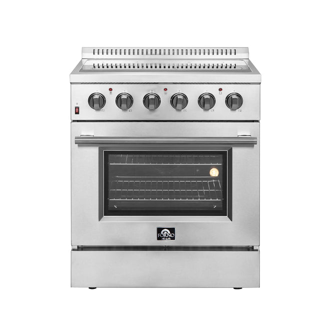 Forno Galiano 30-Inch Freestanding Electric Range, True Convection, Energy Efficient FORNO