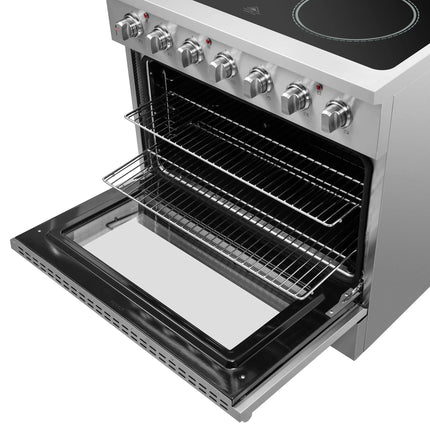 Forno Galiano 36-Inch Freestanding Electric Range, True Convection, Energy Efficient FORNO
