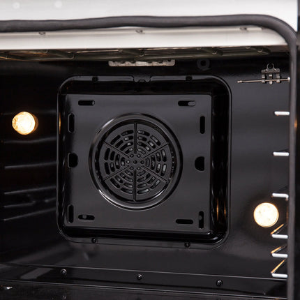 Forno Galiano 30-Inch Freestanding French Door Electric Range, True Convection, Energy Efficient FORNO