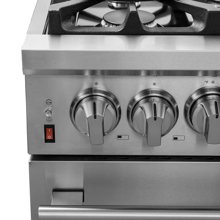 Forno Massimo 36-Inch Freestanding Dual Fuel Range, 6 Burners, Double Convection Ovens FORNO