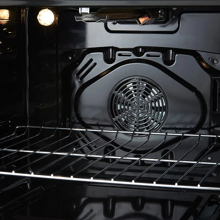 Forno Leonardo 30-Inch Stainless Steel Gas Range, 5 Sealed Burners (Totaling 39,500 BTU), 5 cu.ft. Convection Oven, Continuous Cast Iron Grates, Black Enamel Interior, Auto Re-Ignition, LP Conversion Kit Included FORNO