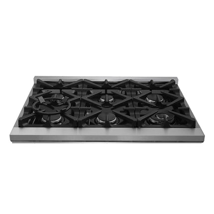 Forno Massimo 36-Inch Freestanding Dual Fuel Range, 6 Burners, Double Convection Ovens FORNO