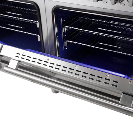 Forno Massimo 60-Inch Freestanding Dual Fuel Range, 10 Burners, Double Convection Ovens FORNO