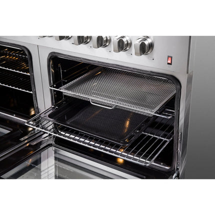 Forno Galiano 60-Inch Freestanding Dual Fuel Range, 10 Burners, Double Convection Ovens FORNO