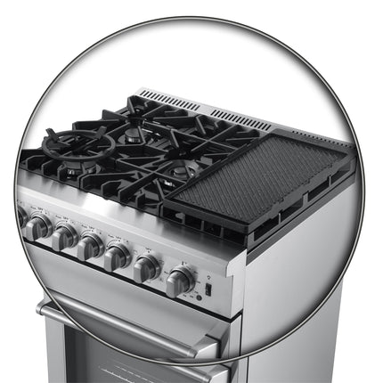 Forno Lazio 30-Inch Freestanding Dual Fuel Range, 5 Burners, True Convection Oven FORNO