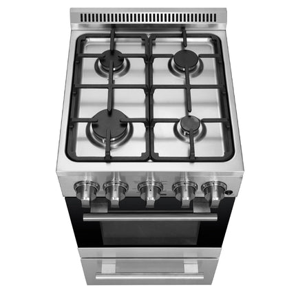 Forno Lamazze 20-Inch Freestanding Gas Range, Compact Design, Energy Efficient FORNO