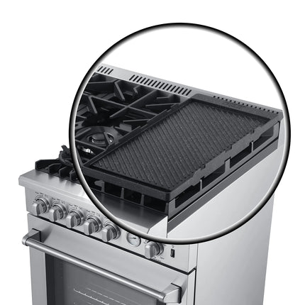 Forno Lazio 30-Inch Freestanding Gas Range, 4 Burners, Convection Oven, Energy Efficient FORNO