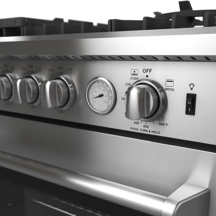 Forno Lazio 30-Inch Freestanding Gas Range, 4 Burners, Convection Oven, Energy Efficient FORNO