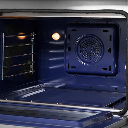 Forno Massimo 48-Inch Freestanding French Door Dual Fuel Range, 8 Burners, True Convection Oven FORNO
