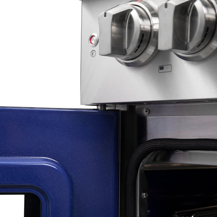 Forno Capriasca 36-Inch Freestanding French Door Dual Fuel Range, 6 Burners, True Convection Oven FORNO