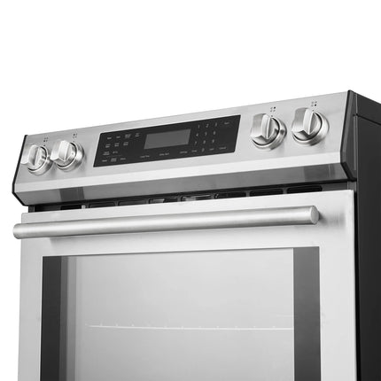 FORNO Premium 2-Piece Kitchen Bundle - Donatello 30" Induction Range, Guardia 46.8" Bottom Freezer Refrigerator - FBDL-008-01CAUS FORNO
