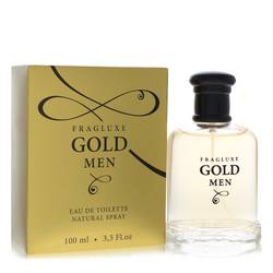 Fragluxe Gold Eau De Toilette Spray By Fragluxe 3.3 oz Eau De Toilette Spray Fragluxe