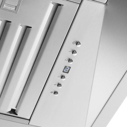 Forno Altilia 48-Inch Insert Range Hood, Stainless Steel, LED Lighting, Baffle Filters FORNO