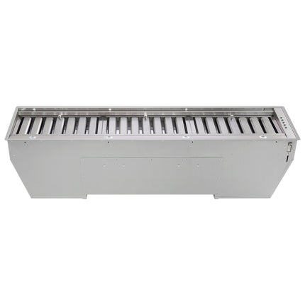 Forno Frassanito 48-Inch Recessed Range Hood, Stainless Steel Baffle Filters, LED Lighting FORNO