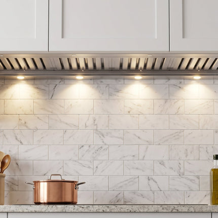 Forno Frassanito 60-Inch Recessed Range Hood, Stainless Steel Baffle Filters, LED Lighting FORNO