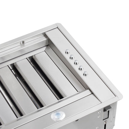 Forno Frassanito 60-Inch Recessed Range Hood, Stainless Steel Baffle Filters, LED Lighting FORNO