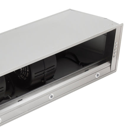 Forno Frassanito 60-Inch Recessed Range Hood, Stainless Steel Baffle Filters, LED Lighting FORNO