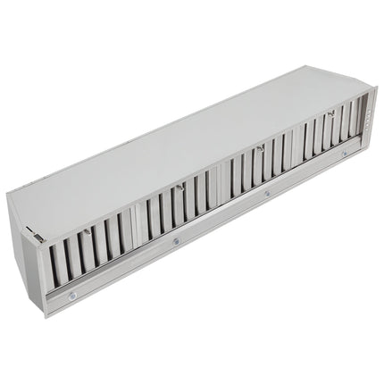 Forno Frassanito 60-Inch Recessed Range Hood, Stainless Steel Baffle Filters, LED Lighting FORNO