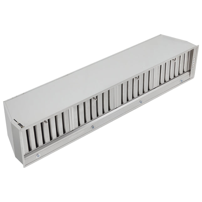 Forno Frassanito 60-Inch Recessed Range Hood, Stainless Steel Baffle Filters, LED Lighting FORNO
