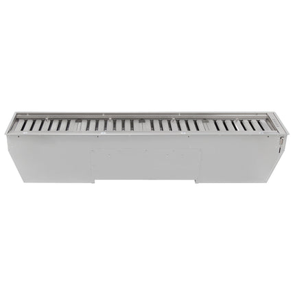 Forno Frassanito 60-Inch Recessed Range Hood, Stainless Steel Baffle Filters, LED Lighting FORNO