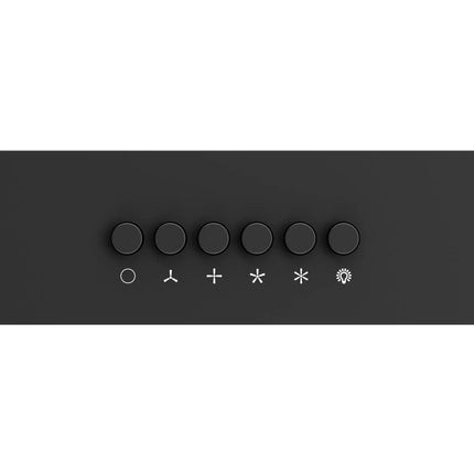 Forno Bari Espresso 30-Inch Under Cabinet Range Hood, Black, 600 CFM, LED Lighting, Dishwasher-Safe Baffle Filters, 3-Speed Fan Control FORNO
