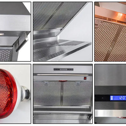 Forno Savona 30-Inch Wall Mount Range Hood, Hybrid Filters, Backsplash Included FORNO