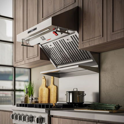 Forno Savona 30-Inch Wall Mount Range Hood, Baffle Filters, Backsplash Included FORNO