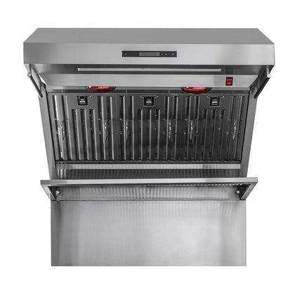 Forno Savona 36-Inch Wall Mount Range Hood, Baffle Filters, Backsplash Included FORNO
