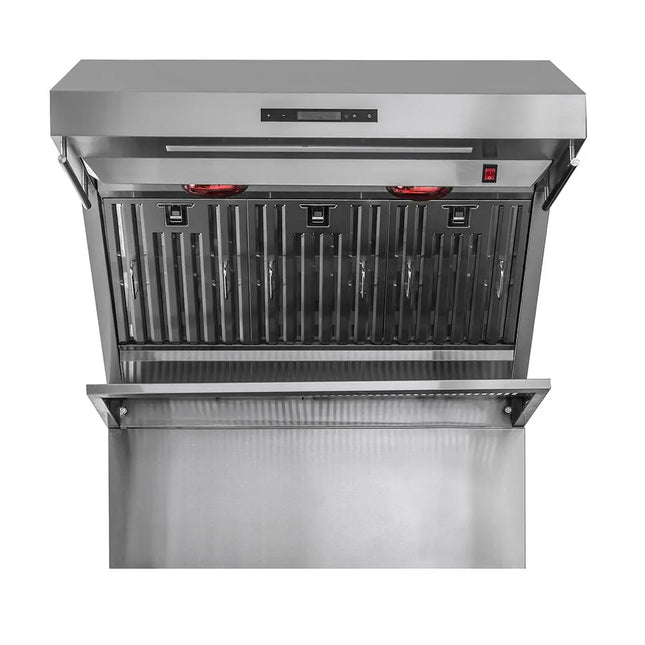 Forno Savona 36-Inch Wall Mount Range Hood, Baffle Filters, Backsplash Included FORNO