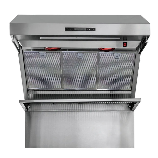 Forno Savona 36-Inch Wall Mount Range Hood, Hybrid Filters, Backsplash Included FORNO