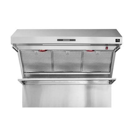 FORNO Premium 3-Piece Kitchen Bundle - FORNO Capriasca 48" Freestanding Gas Range, FORNO Rizzuto 60" W. Dual Combo Convertible Refrigerator, FORNO 48" Wall Mount Range Hood - FBDL-019-05US Forno vendors US