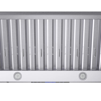 Forno Palazzo 36-Inch Wall Mounted Range Hood, Stainless Steel, Heavy Duty Baffle Filters, Remote Control FORNO