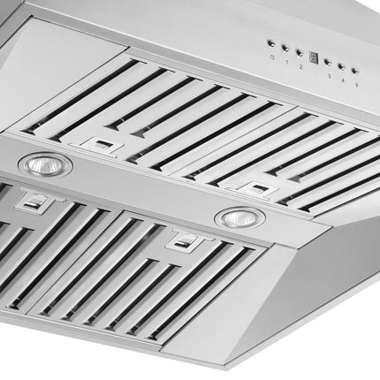 Forno Orvieto 30-Inch Wall Mount Range Hood, LED Lighting, Heavy Duty, Stainless Steel FORNO
