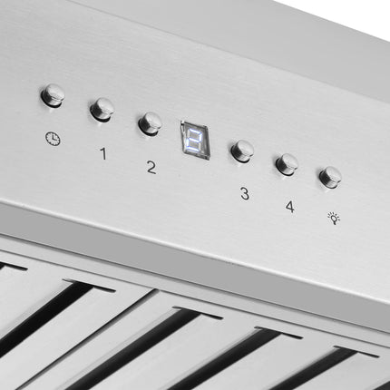 Forno Orvieto 30-Inch Wall Mount Range Hood, LED Lighting, Heavy Duty, Stainless Steel FORNO