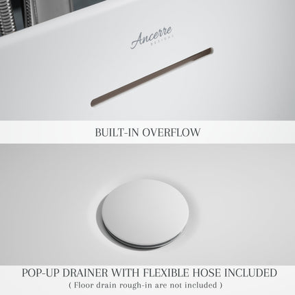 Momo Freestanding Acrylic Bathtub Ancerre Designs
