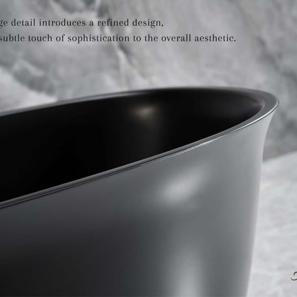 Fiore Freestanding Solid Surface Bathtub Ancerre Designs
