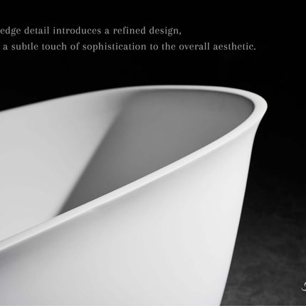 Fiore Freestanding Solid Surface Bathtub Ancerre Designs