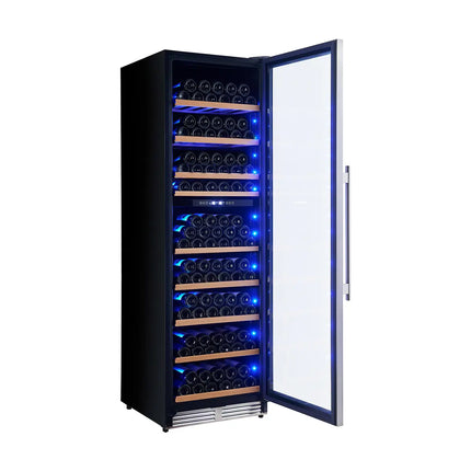 Forno Avellino 24-Inch Dual Zone Wine Cooler, 16 cu.ft, Adjustable Temperature Zones, Stainless Steel FORNO