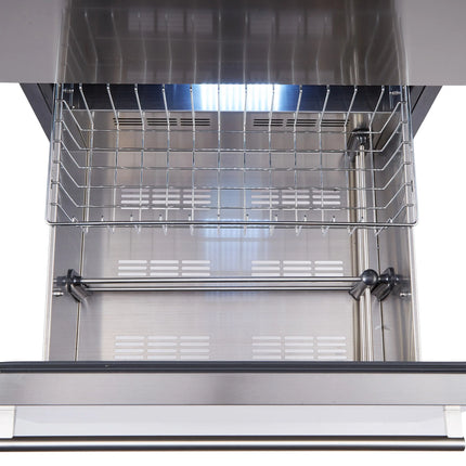 Forno Azienda 24-Inch Dual Temperature Zone Wine Cooler, Up to 108 Bottles, Two Refrigerated Drawers, Adjustable Temperature Zones, Energy Efficient FORNO