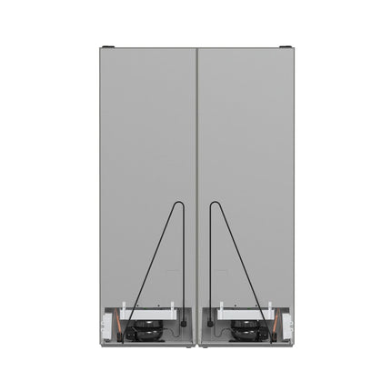 Forno Guardia 46.8-Inch Double Bottom Freezer Refrigerators, Total Capacity 21.6 cu.ft, ENERGY STAR Certified FORNO